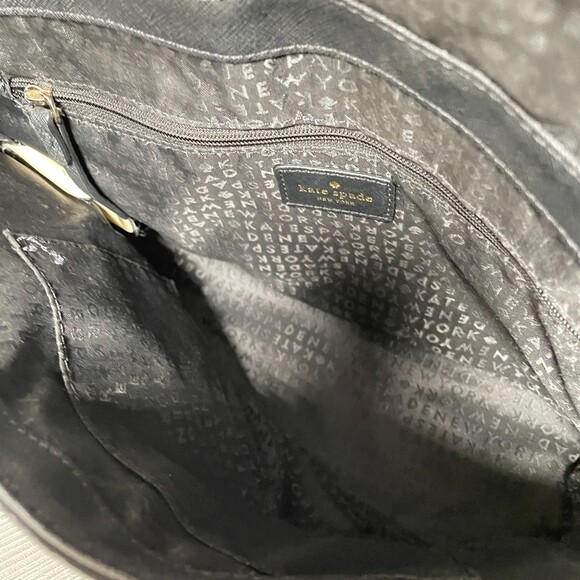 Kate Spade Laurel Way Alisanne Purse Black Leather Convertable Crossbody Purse - Picture 5 of 8